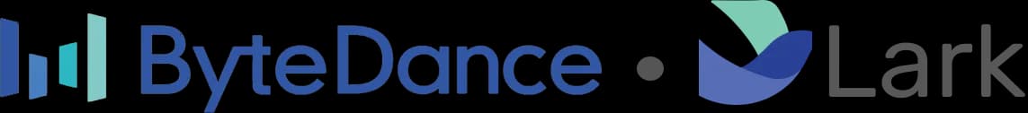 ByteDance and Lark logo lockup separated by a dot